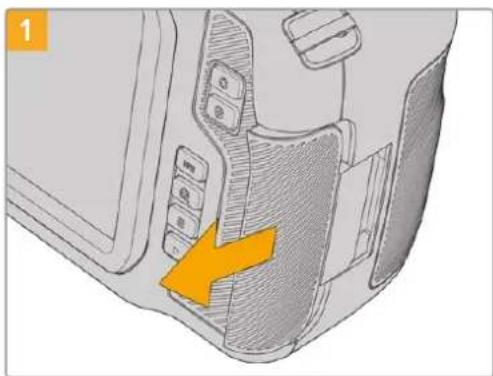 Blackmagic Design Pocket Cinema Camera 4K - Para Insertar una tarjeta CFast: - 1