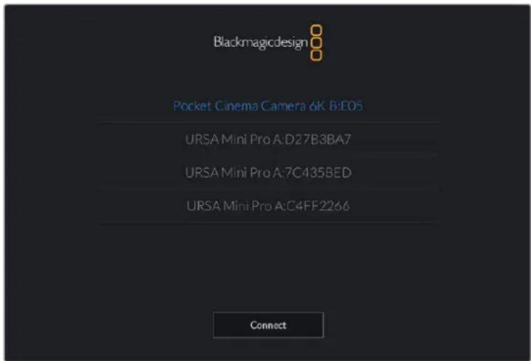 Blackmagic Design Pocket Cinema Camera 4K - Pour associé votreamera à un iPad pour la première fois : - 1