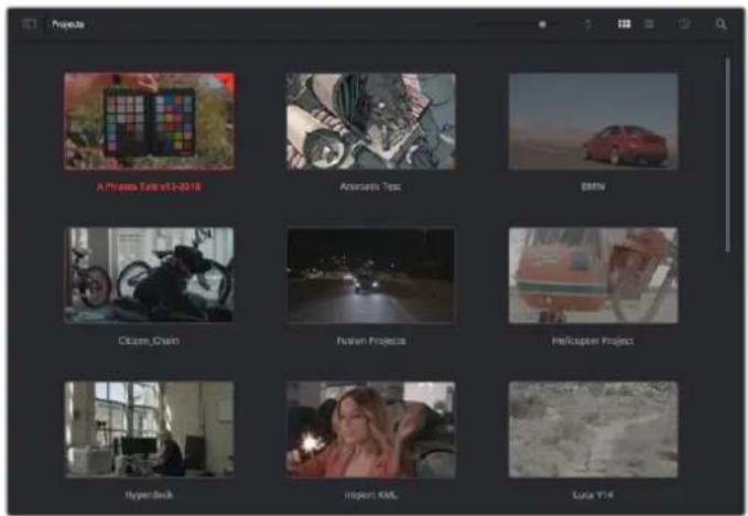 Blackmagic Design Pocket Cinema Camera 4K - Gestionnaire de projet - 1