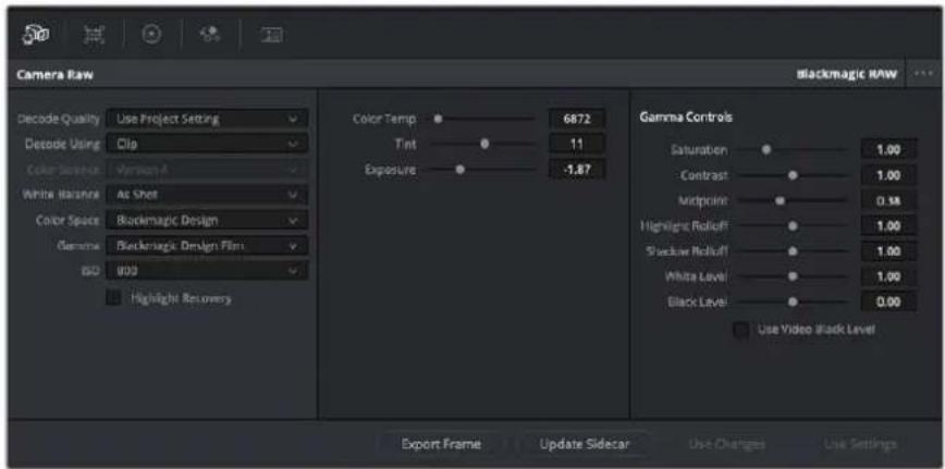 Blackmagic Design Pocket Cinema Camera 4K - Blackmagic RAWのクリット設定 - 1