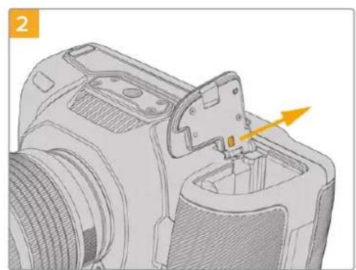 Blackmagic Design Pocket Cinema Camera 4K - Blackmagic Pocket Camera Battery Gripを取り付む: - 2