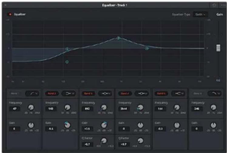 Blackmagic Design Pocket Cinema Camera 4K - To add EQ to a track: - 2
