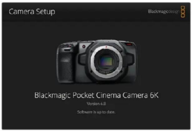 Blackmagic Design Pocket Cinema Camera 4K - Aktualisierung der Kamerasoftware auf Mac - 1