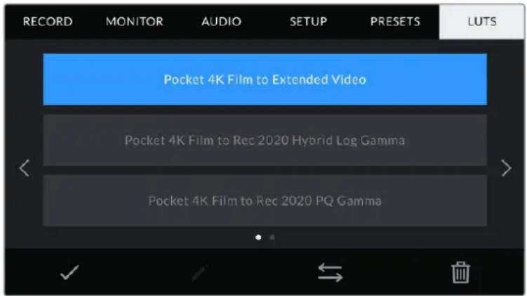 Blackmagic Design Pocket Cinema Camera 4K - 3D LUTs - 1