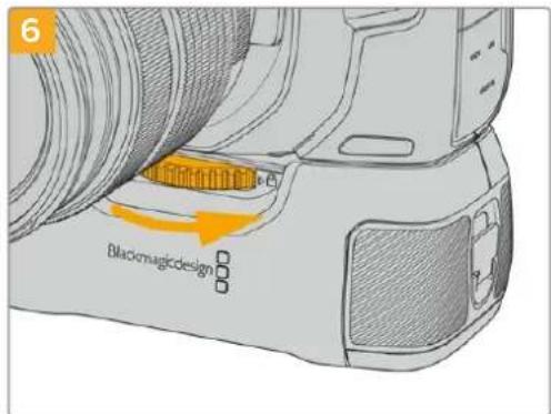 Blackmagic Design Pocket Cinema Camera 4K - Para Instalar la empunadura: - 6