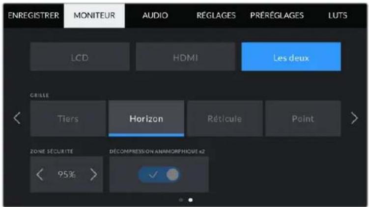 Blackmagic Design Pocket Cinema Camera 4K - Parametre Les deux de l'onglet Moniteur - Page 2 - 1