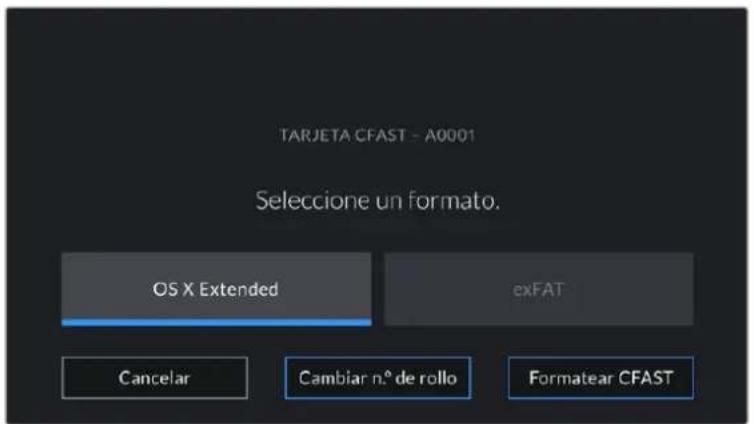 Blackmagic Design Pocket Cinema Camera 4K - Preparación de soportes de grabación en los modelos Blackmagic Pocket Cinema Camera - 2
