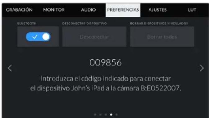 Blackmagic Design Pocket Cinema Camera 4K - Para vincular la CAMERA a un iPad por primera vez: - 3