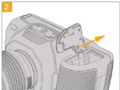 Blackmagic Design Pocket Cinema Camera 4K - Pour fixer la Blackmagic Pocket Camera Battery Grip : - 2