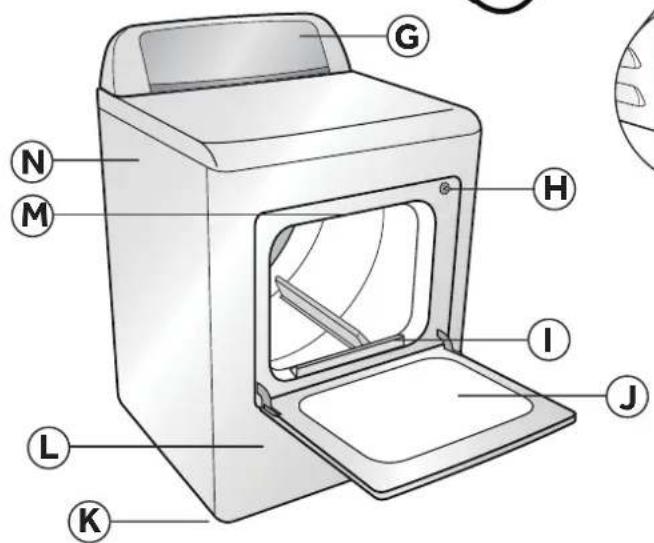 HAIER HLTD500AEW - ÉTAPE 3 - CHARGEMENT DE LA SÉCHEUSE - 2