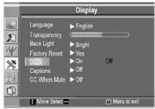 VOXX FPE1505 - Setting DCDi Function - 3