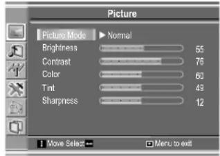 VOXX FPE1505 - Utilisation du mode de pré réglage de l'image - 1