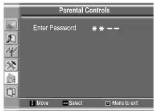 VOXX FPE1505 - Effacer les paramètres de contrôle parental - 1