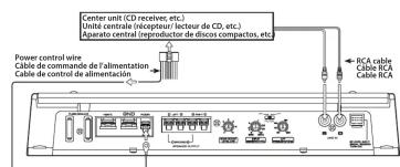 KENWOOD KAC7205 - Connection / Raccordements / Conexiones - 1
