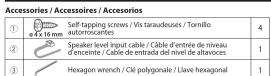 KENWOOD KAC8105D - ■ Sélection des haut-parleu - 2