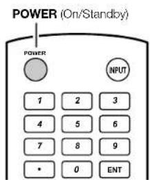 POWER (On/Standby) POWER INPUT 1 2 3 4 5 6 7 8 9 * 0 ENT