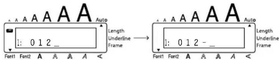 BROTHER Ptouch PT1960 - EXAMPLE - 1