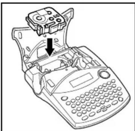BROTHER Ptouch PT1960 - Installer une cassette de ruban : - 2