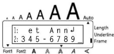 BROTHER Ptouch PT1960 - EXAMPLE - 1