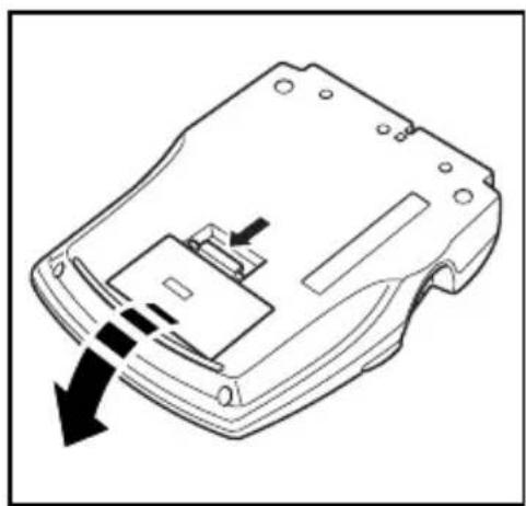 BROTHER Ptouch PT1960 - To change the batteries: - 1