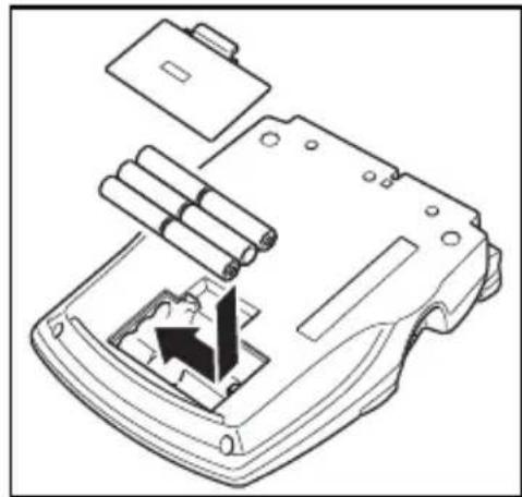 BROTHER Ptouch PT1960 - Changer les piles : - 2