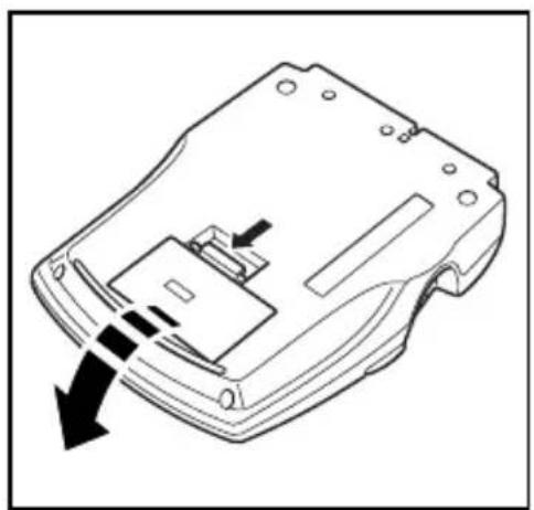 BROTHER Ptouch PT1950 - To change the batteries: - 1