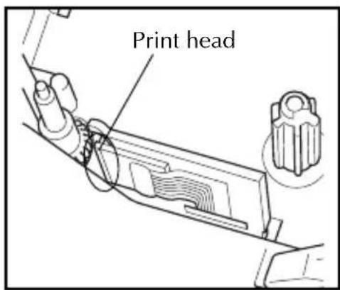 BROTHER Ptouch PT1950 - To clean the print head and rollers: - 2