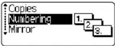 BROTHER Ptouch PT2700 - Auto-numbering Labels - 1