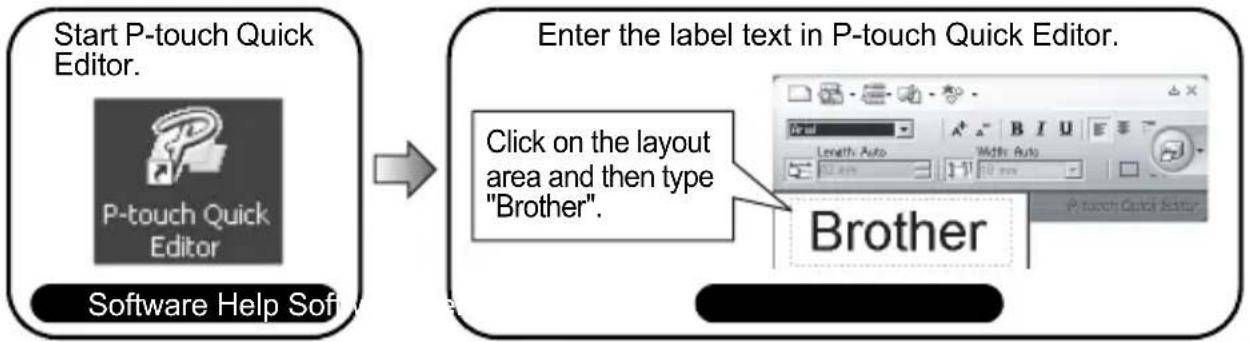 BROTHER Ptouch PT2700 - ■ Create a label with your personal computer - 2