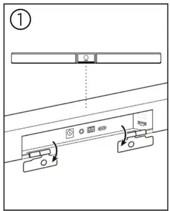 BOSE Videobar VB1 - Montaje de la VB1 en una mesa, un estante o un aparador - 2