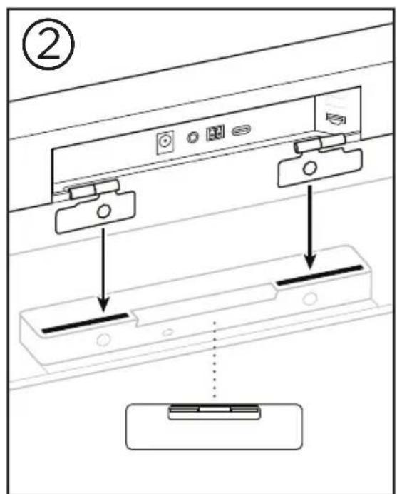 BOSE Videobar VB1 - テープル、棚、たはサイドローのVB1の設置 - 3