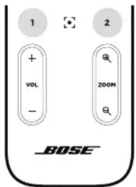 BOSE Videobar VB1 - Ein Preset speichern und abrufen - 1
