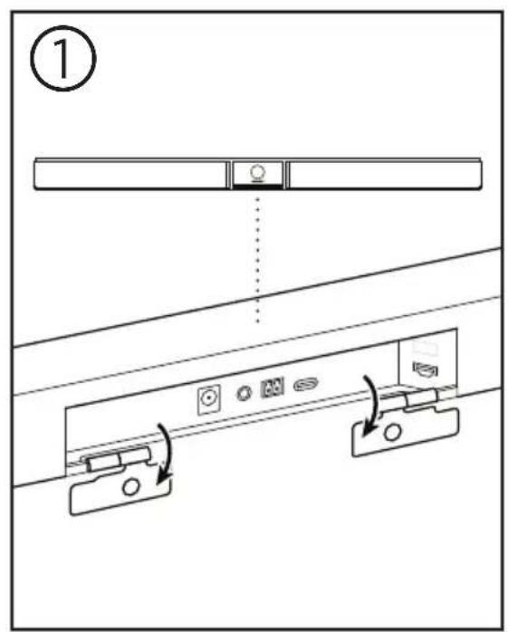 BOSE Videobar VB1 - テープル、棚、たはサイドローのVB1の設置 - 2