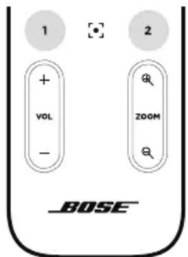 BOSE Videobar VB1 - Guardar y recuperar un preajuste - 1