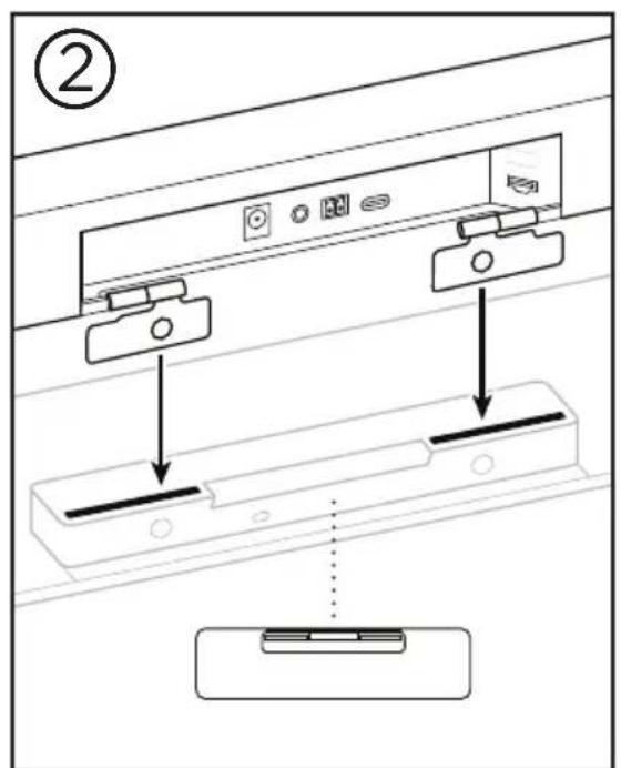 BOSE Videobar VB1 - Montere VB1 på bord, hylle eller benk - 3