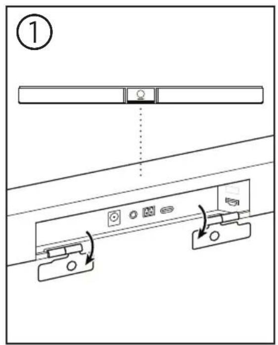 BOSE Videobar VB1 - Mounting the VB1 on a Table, Shelf, or Credenza - 2