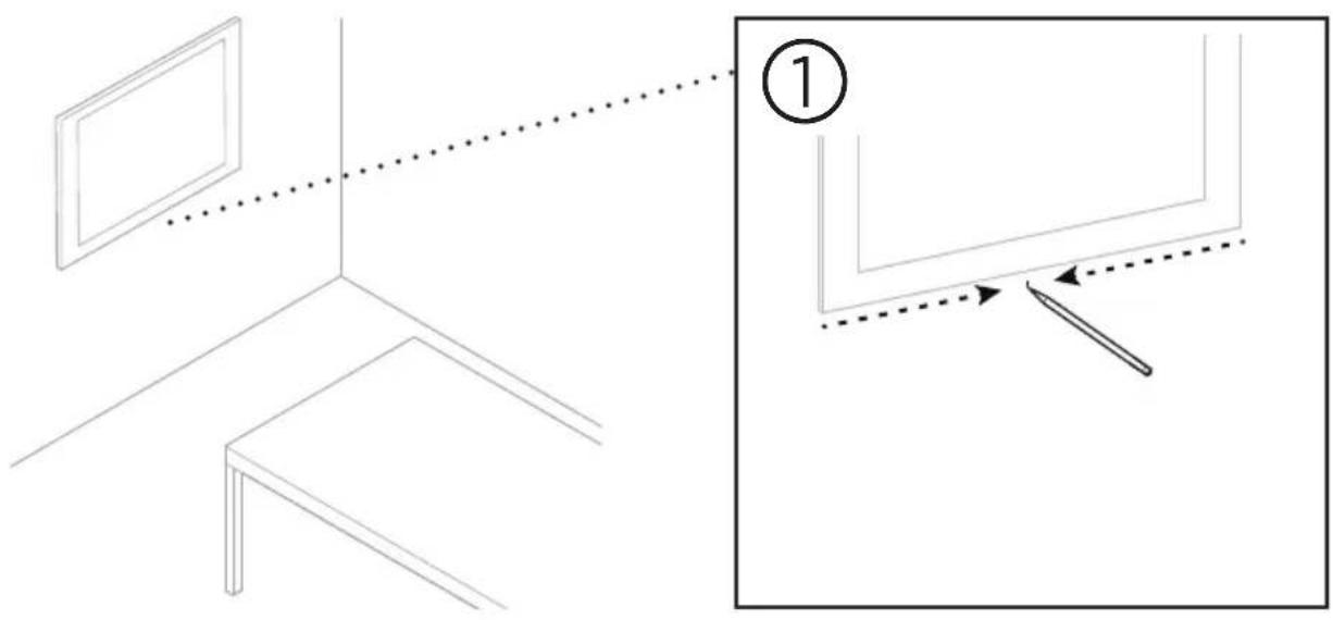 BOSE Videobar VB1 - Montering av VB1 på vegg - 1