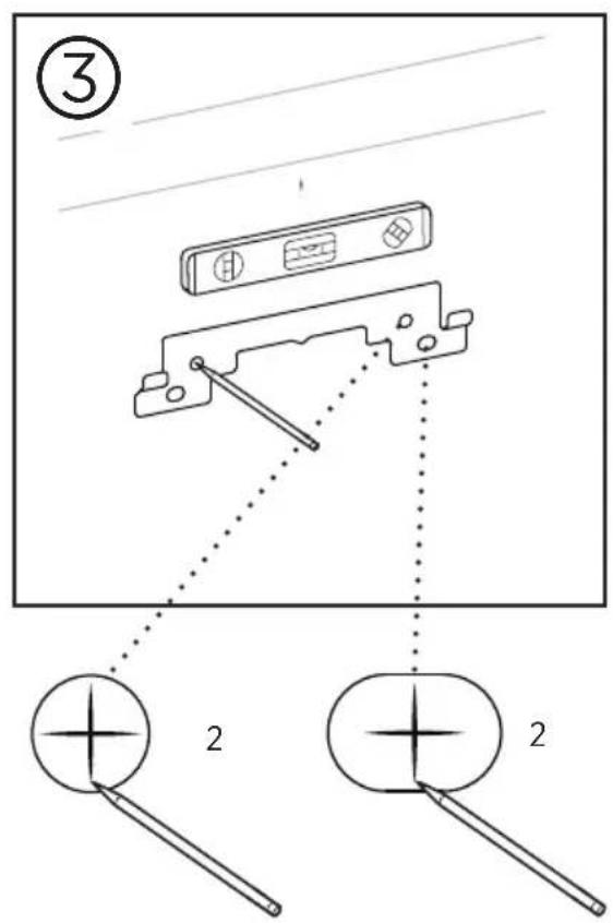 BOSE Videobar VB1 - Installazione dell'unità VB1 a parete - 3