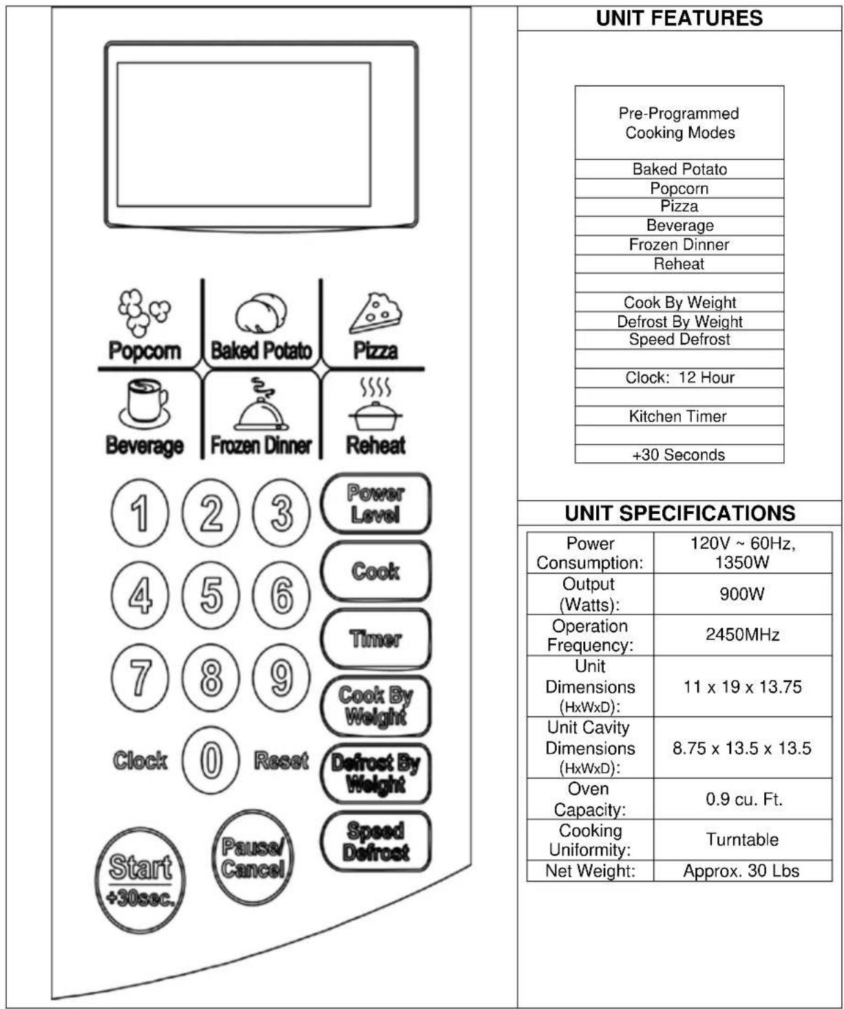 Avanti MT9K3S - Although your oven is provided with safety features, it is important to observe the following: - 1
