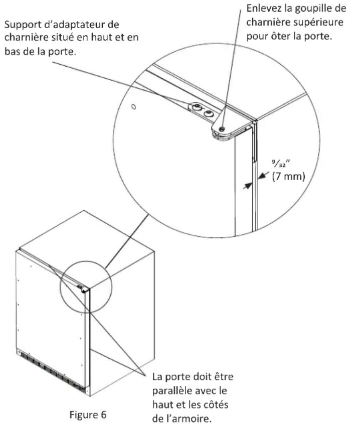 Marvel MPRO6WCM - Étape 1 : Vérification de l'alignement de porte - 1