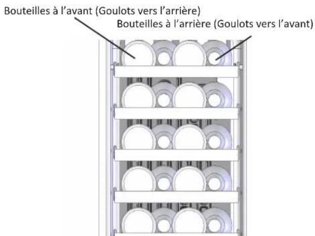Marvel MPRO6WCM - Tablettes à une seule couche de bouteilles - 1
