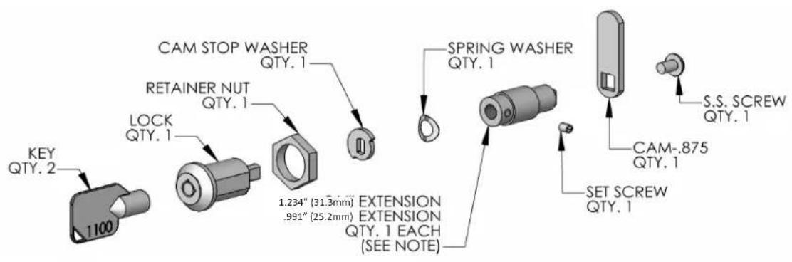 Marvel MPRO6WCM - Step 8: Assemble the lock parts - 2