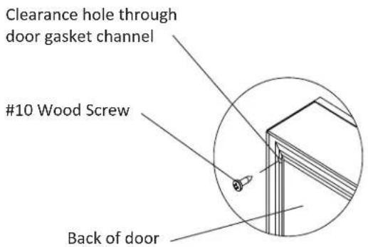 Marvel MPRO6WCM - Step 12: Install the door - 1