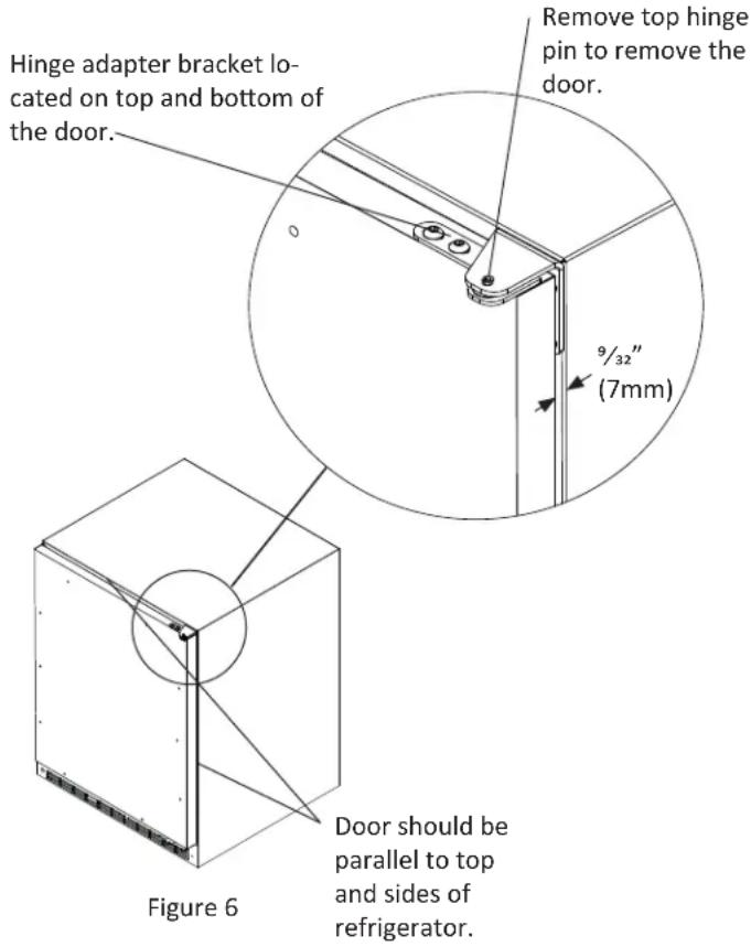 Marvel MPRO6WCM - Step 1: Verify door alignment - 1