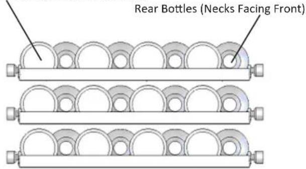 Marvel MPRO6WCM - Single Bottle Racks - 1