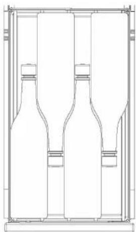 Marvel MPRO6WCM - Single Bottle Racks - 3