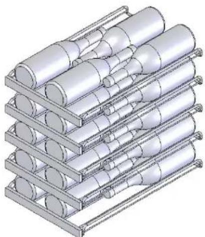 Marvel MPRO6WCM - Single Bottle Racks - 2