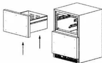 Marvel 80RDE - Step 1: Remove Drawers from unit. - 3