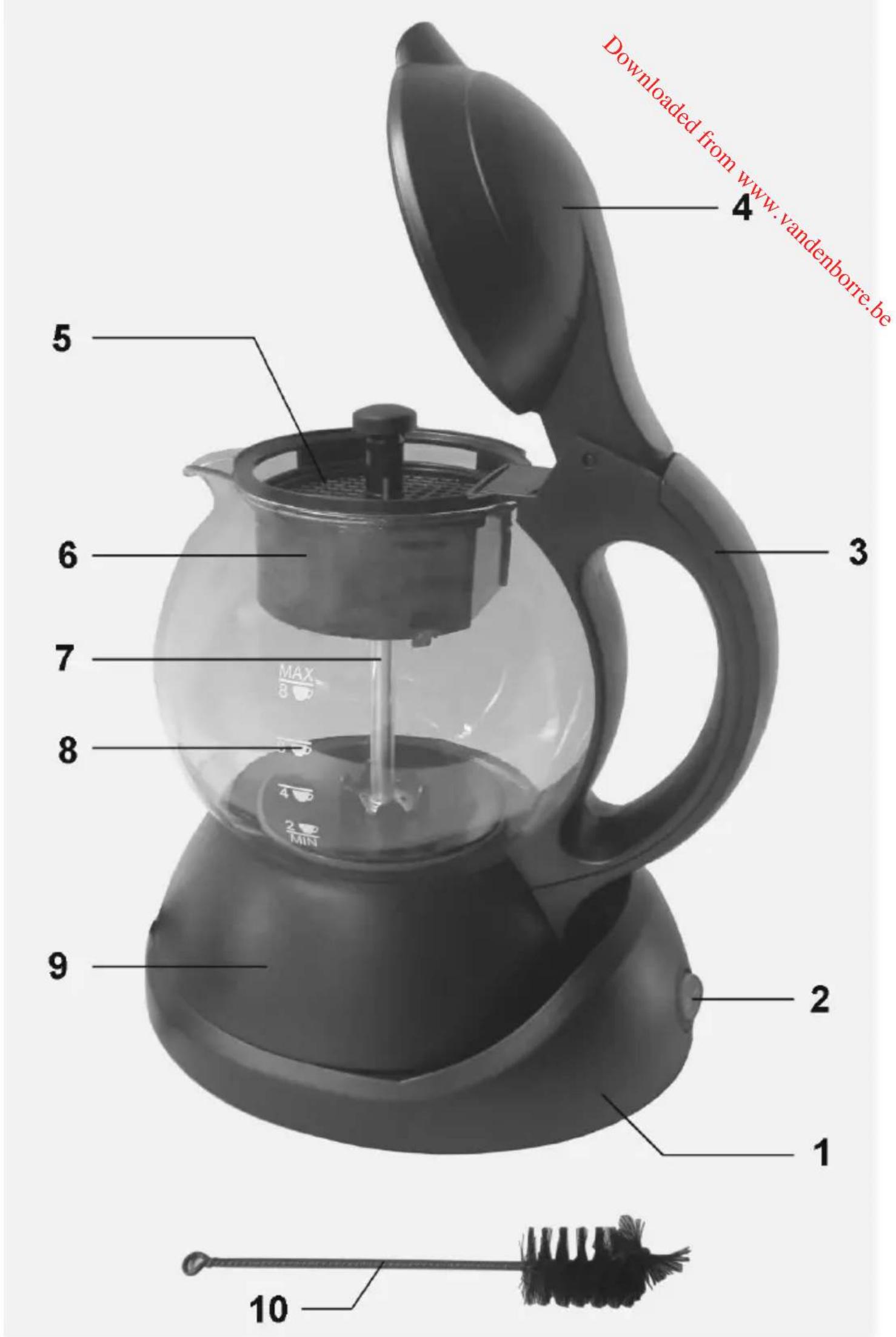 KALORIK TKG TKB 1023 N - Automatisch koffie- en theetoestel - 1