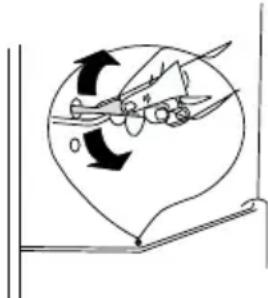 CANDY CHDS 412FWH - Clean drain hole - 1